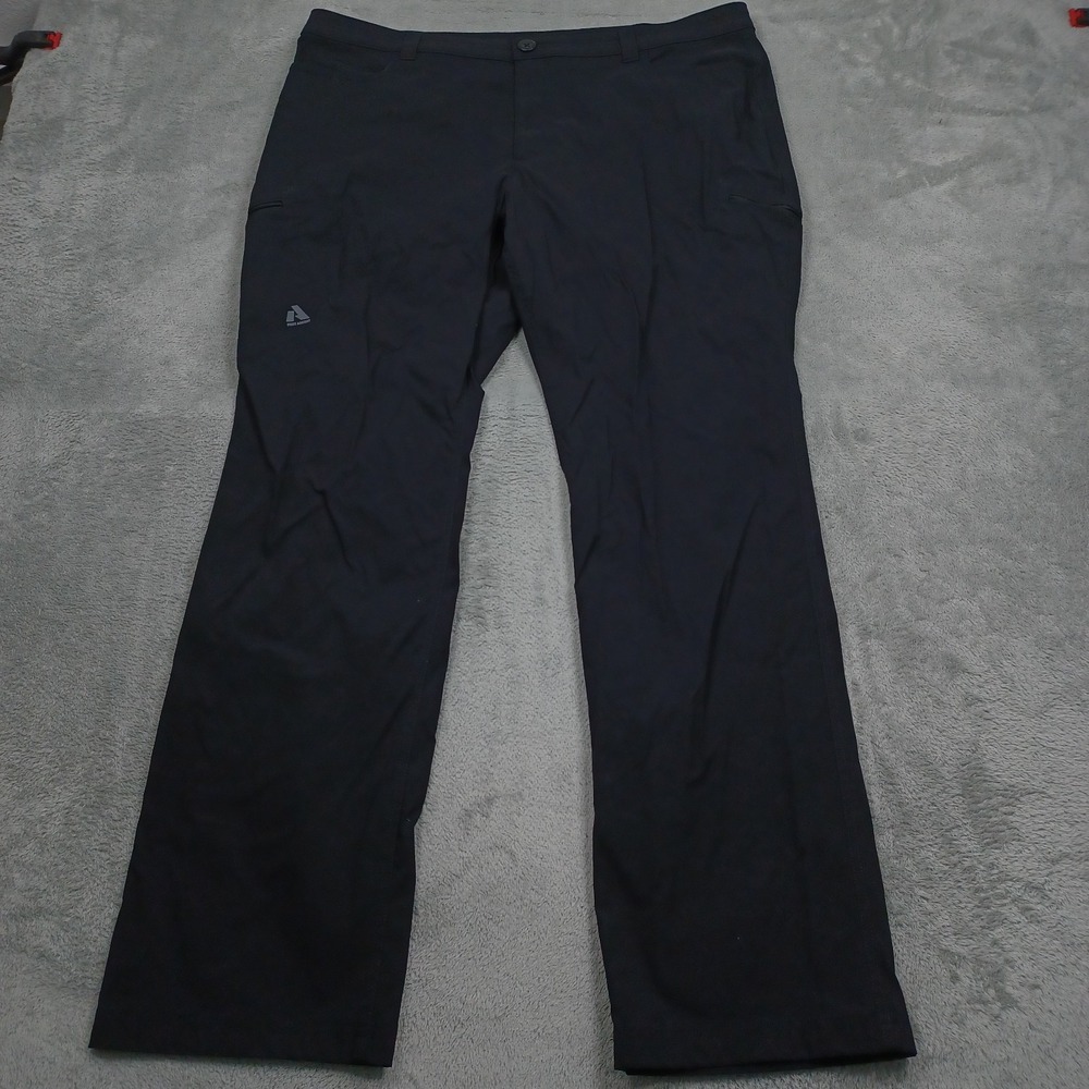 Eddie Bauer Pants Womens 18 Black First Ascent Activewear Hiking Outdoor Pockets